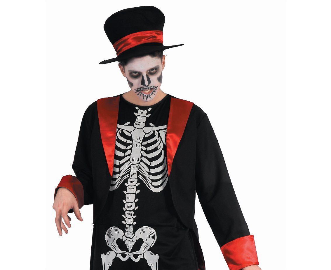 Role play-set for adult Dead (hat, coat, jumpsuit), size 52 EOL
